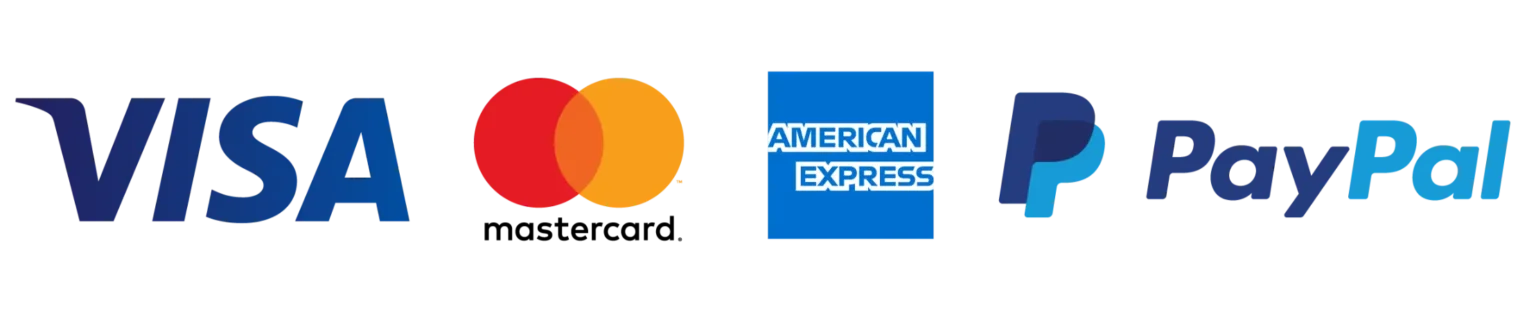 Moyens de paiement : Visa, Mastercard, American Express, PayPal
